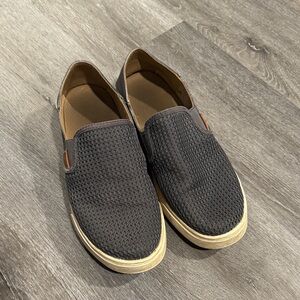 Charcoal Slip-On Sneakers